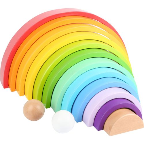 Jeu Blocs En Bois Arc-En-Ciel Xl En Bois