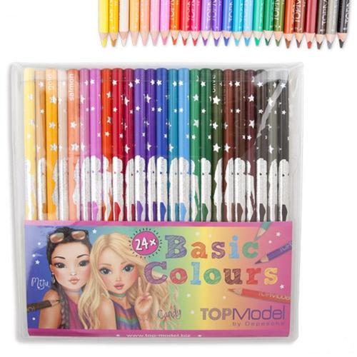 Top Model 24 New Crayons Couleurs