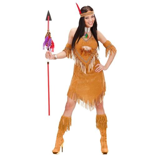 Déguisement Indienne Pocahontas Robe Marron Femme