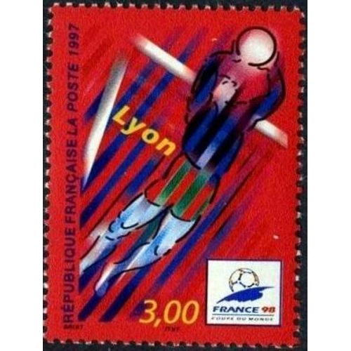 1 Timbre France 1997, Neuf - France 98 Coupe Du Monde De Football, Lyon - Yt 3074