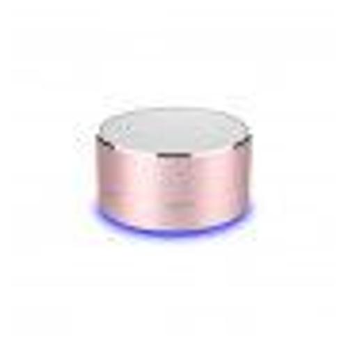 Enceinte Metal Bluetooth pour "SONY Xperia 5 III" Smartphone Port USB Carte TF Auxiliaire Haut-Parleur Micro Mini - ROSE