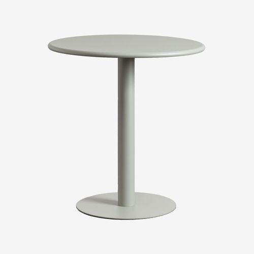 Table De Salle À Manger Ronde En Métal (Ø70 Cm) Mizzi Vert Kaki