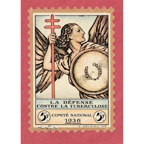 Grands Timbres En Faveur De La Lutte Contre La Tuberculose, 1936 Et 1938.
