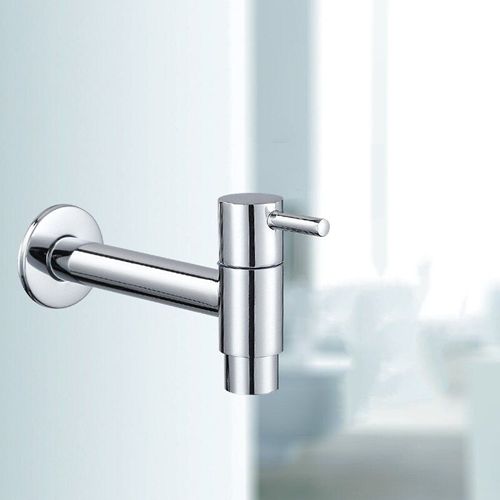 Robinet contemporain en Chrome poli pour Machine à laver, à vadrouille unique, montage en cuivre, accessoires de salle de bains