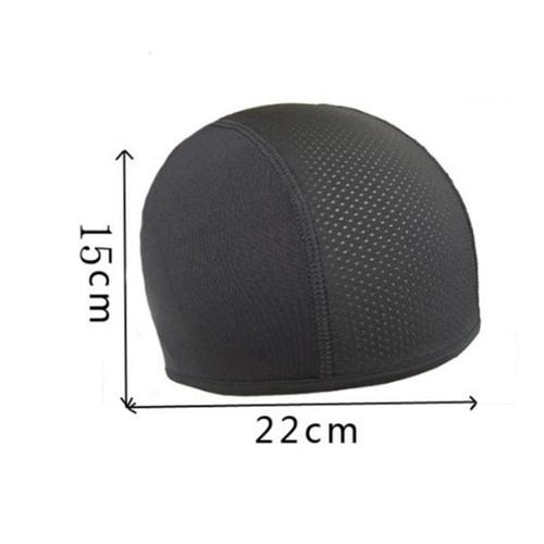 Noir - Casquette De Refroidissement Pour Casque De Course, Chapeau Tête De Mort, Bande Anti-Transpiration, Doublure Intérieure, Accessoires De Moto