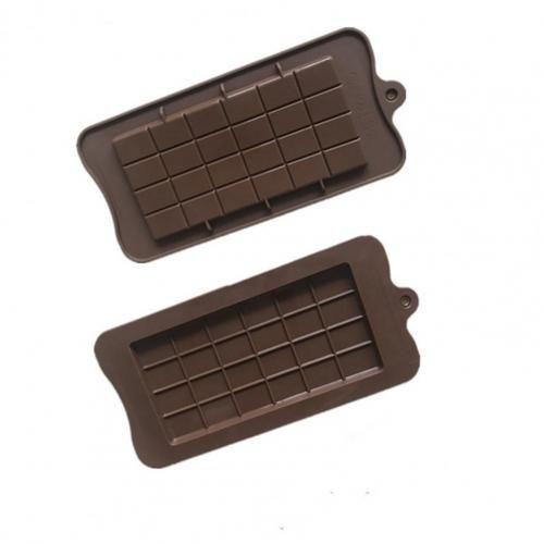 Silicone Rectangle Bloc De Chocolat Moules Cuisson Moule Facile À Utiliser Outil De Cuisine Fabricant De Bonbons Sucre Moule Bar Bloc Bac À Glaçons