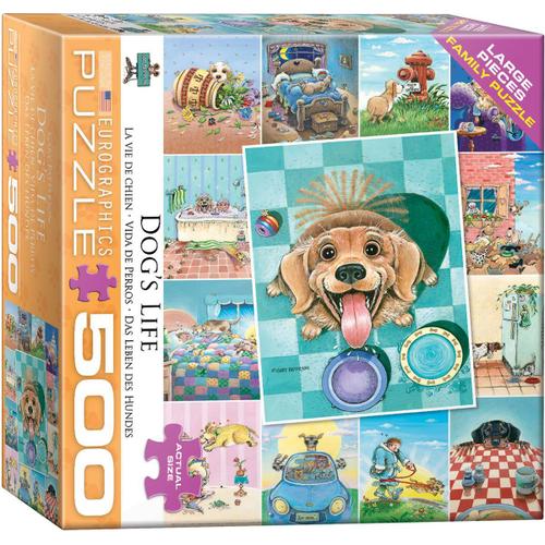 Puzzle Pièces Xxl - A Dog's Life - Puzzle 500 Pièces