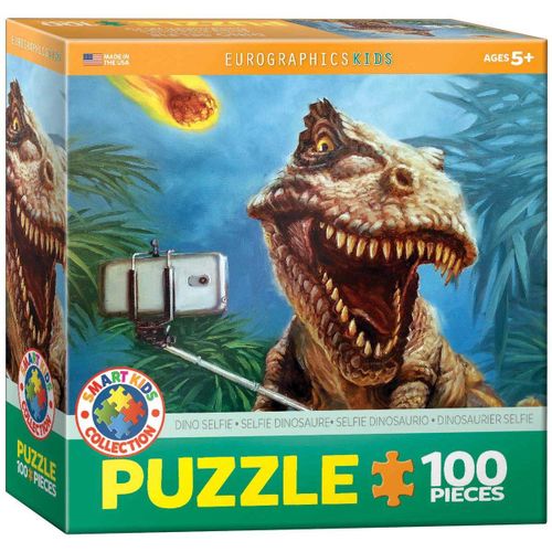 Puzzle Pièces Xxl - Dino Selfie - Puzzle 100 Pièces