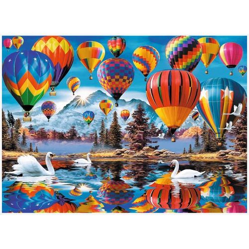 Puzzle En Bois - Colorful Ballons - 1000 Pièces