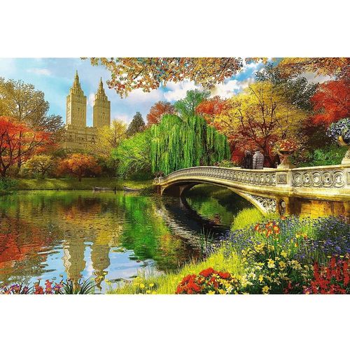 Puzzle En Bois - Central Park - New York - 501 Pièces