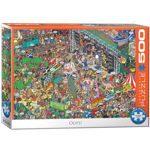 Puzzle Pièces Xxl - Oops - Puzzle 500 Pièces