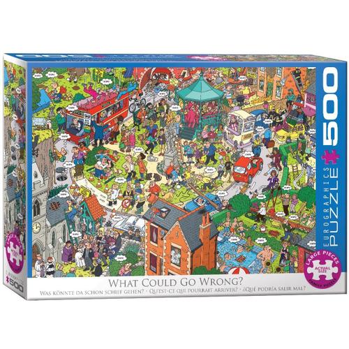 Puzzle Pièces Xxl - What Could Go Wrong ? - Puzzle 500 Pièces