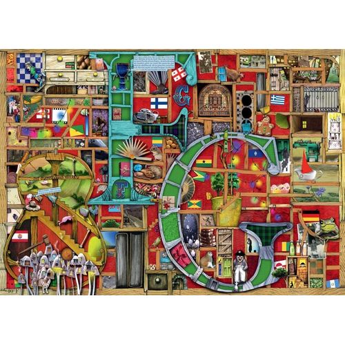 Colin Thompson - Awesome Alphabet - Puzzle 1000 Pièces
