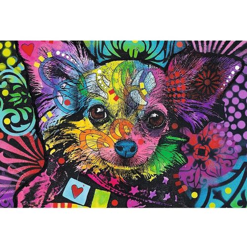 Puzzle En Bois - Chiot Coloré - 501 Pièces