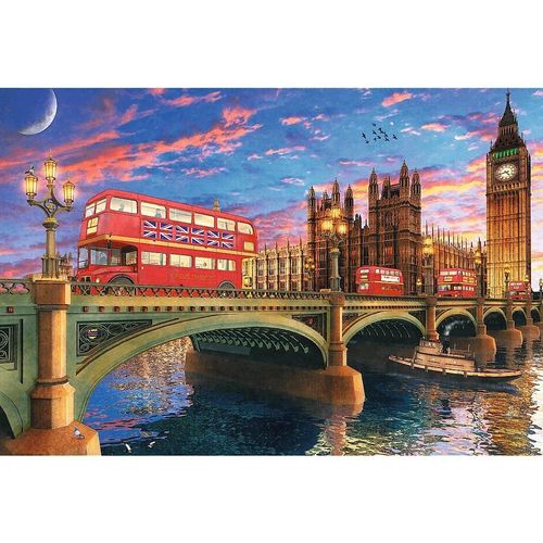 Puzzle En Bois - Palais De Westminster - Londres - 501 Pièces