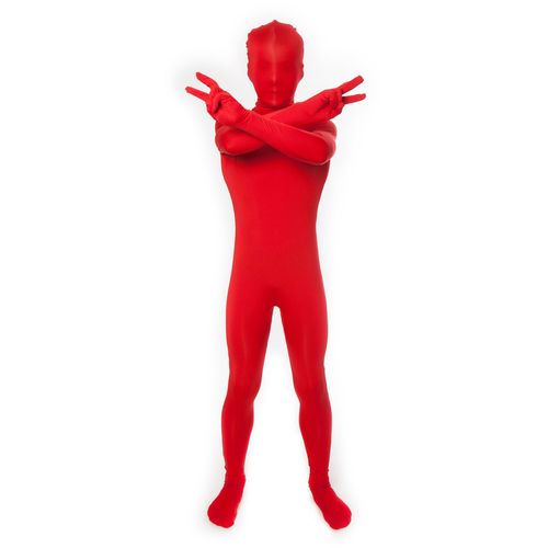 Déguisement Combinaison Rouge Enfant Morphsuits 8 À 10 Ans M (118-135 Cm)