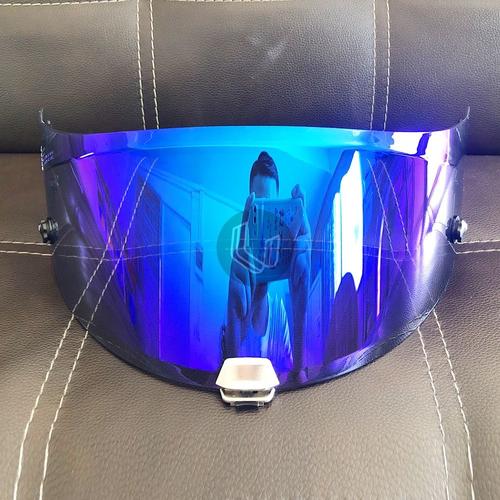 Glace Bleue - Casque De Moto Anti-Uv Pc Visière Lentille Modèle Visage Casque Visière Étui Pour Hjc Rpha-11/70