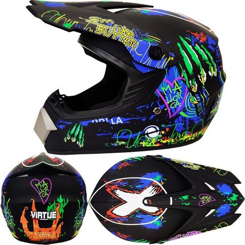 Kask Capacete Cross Casques Casques pour Moto Motocross Enfant Kaski  Motocyklowe Casco Moto Hombre Motorradhelm Motocicleta