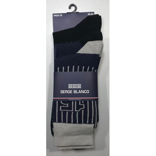 Lot De 3 Paires De Chaussettes Homme Serge Blanco 39 / 42