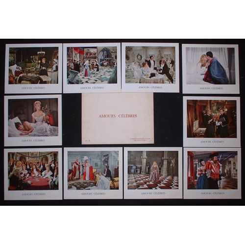 Les Amours Célèbres * Film 1961 Michel Boisrond - 10 Photos Originales D'exploitation De Cinéma - Chaque Affiche 27x24 Cm - Brigitte Bardot ; Alain Delon ; Jean-Paul Belmondo ; Edwige Feuillère