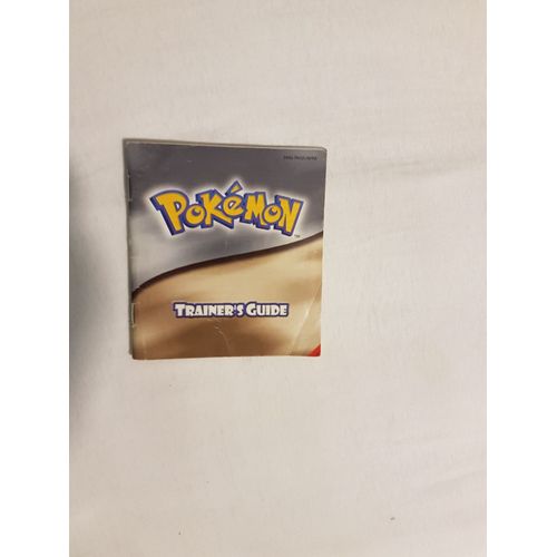 Pokemon Trainer's Guide Version Or/Argent Gameboy Color