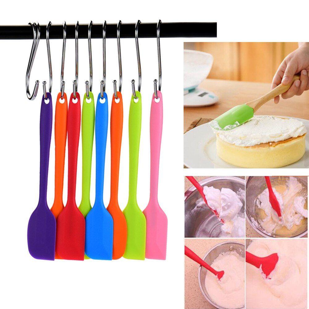 Generic 1pcs Spatule à gâteau en Silicone Résistant à la chaleur, Spatule  Cuisine Patisserie grattoir à crème à prix pas cher