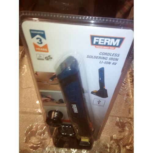 FERM - Fer à Souder Sans fil 4V - Cordless Soldering Iron 4V Lithium-ion Technologie