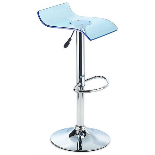 Tabouret De Bar En Acrylique Tina Réglable - Bleu