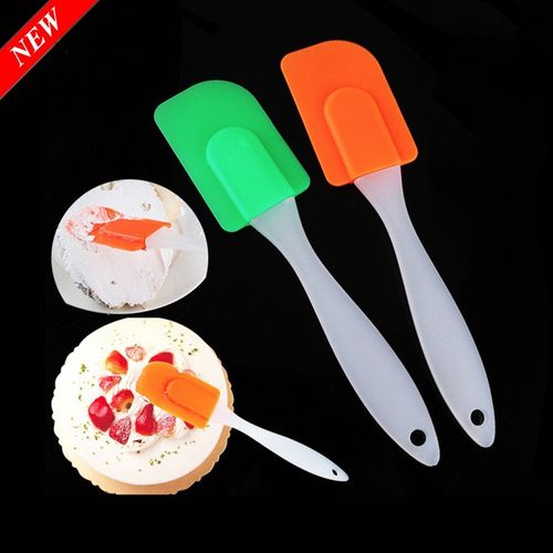 Spatule Double En Silicone, Outils De Cuisson Pour Gâteaux, Cuillère À Biscuits, Grattoir À Pâtisserie, Mélangeur, Beurre, Cuillère À Glace, Nouveauté