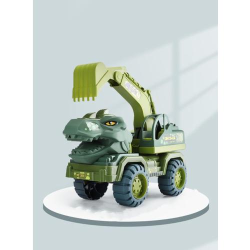 Simulation De Voiture Jouet Pour Enfants Excavatrice Du Monde Des Dinosaures Jurassiques Tyrannosaurus Triceratops Voiture Jouet