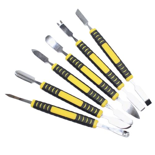 Chaude En Métal Pied De Biche 6 Pièèces Outils De Réparation Électronique Multi D'appareil Ménager Démonter L'outil Pour Les Appareils Électroniques De Réparation D'iphone