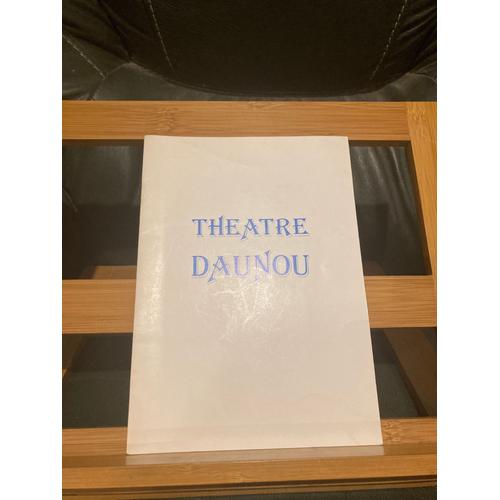 Programme Théâtre Daunou Bon Week-End Monsieur Bennett A. Watkin 1987