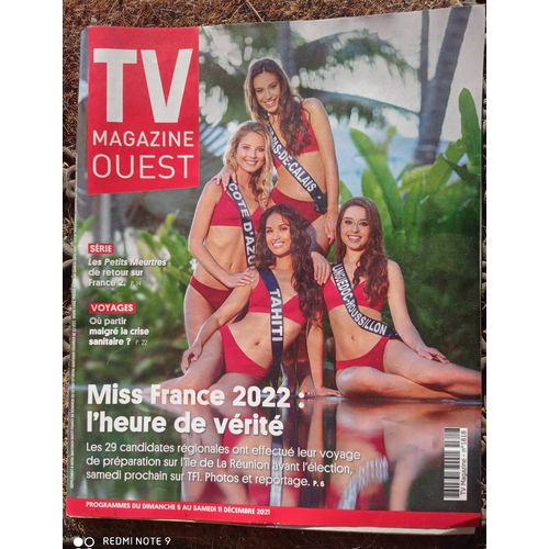 Tv Magazine Ouest 1818 : Miss France 2022 L'heure De Vérité