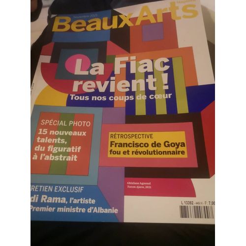 Beaux Arts Magazine Numéro 449 - La Fiac Revient !