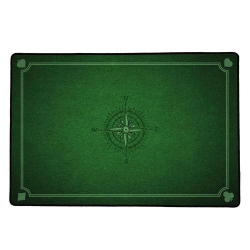 Tapis De Jeux Cartes Vert 60 X 40 Cm - Immersion Haute Qualité Pour Jeu De Societe