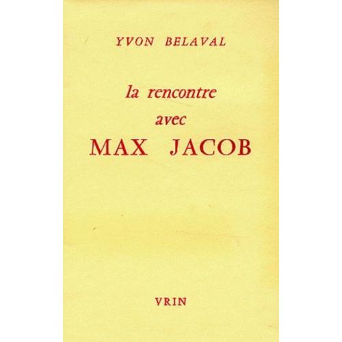 La Rencontre Avec Max Jacob