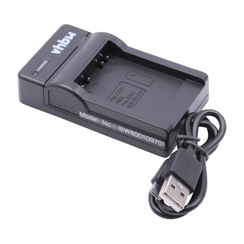 vhbw chargeur batterie Micro USB pour appareil photo Samsung WB350F, WB351F, WB352F