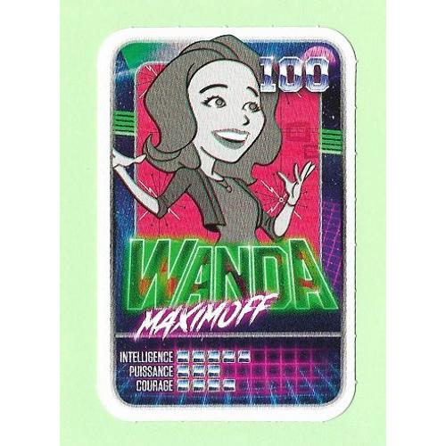 Carte Marvel Leclerc 2021 - Révèle Ton Pouvoir ! - 100 Wanda Maximoff