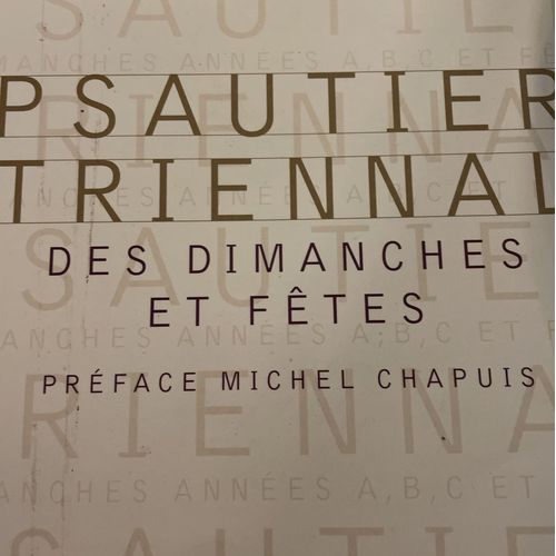 Psautier Triennal