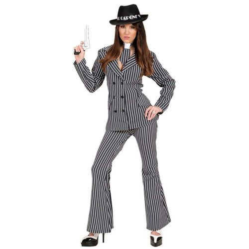 Déguisement Gangster Années 20 Costume Rayé Femme