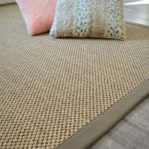 Tapis Sisal Kidara Orge Ganse Taupe Decoweb.Com - 140 X 200 Cm