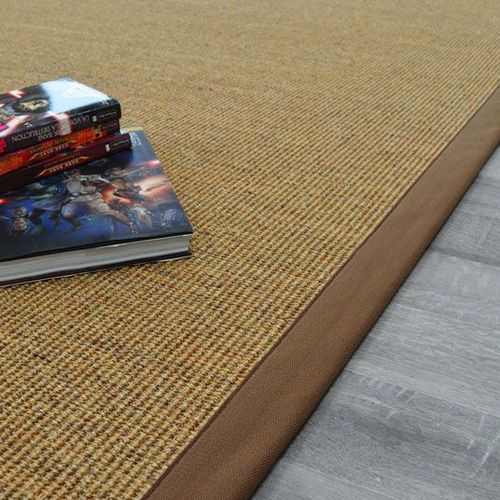 Tapis Sisal Yucatan Chaume Ganse Brune Decoweb.Com - 160 X 230 Cm