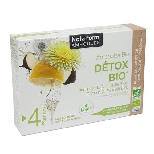 Détox Bio 20 Ampoules Nat & Form 