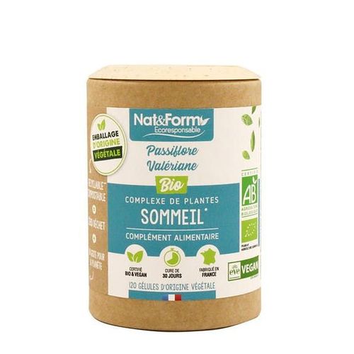 Passiflore Valériane Bio 90 Gélules Nat & Form 