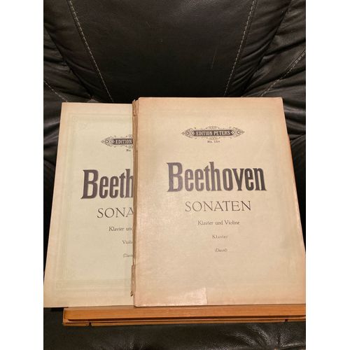 Beethoven Sonates Pour Violon Et Piano Partition Éditions Peters Ferd. David