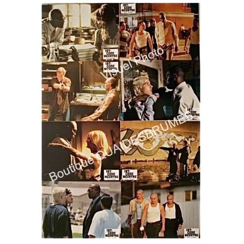 187: Code Meurtre (One Eight Seven) : Jeu De 8 Photos D'exploitation Cinématographique - Format 21x28 Cm - De Kevin Reynolds Avec Samuel L. Jackson, John Heard, Kelly Rowan, Method Man - 1997