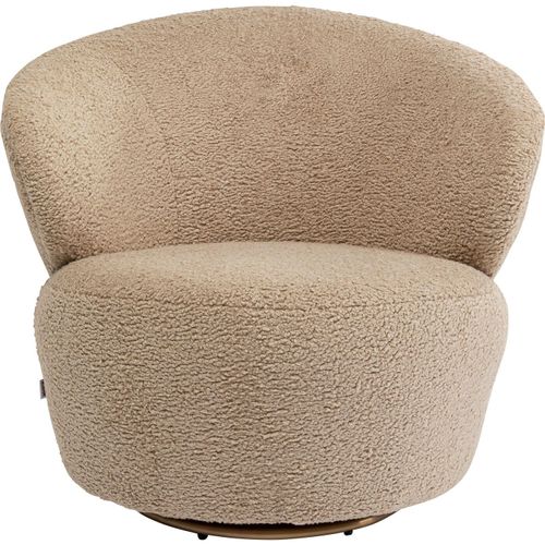 Fauteuil Pivotant Carella Taupe Kare Design