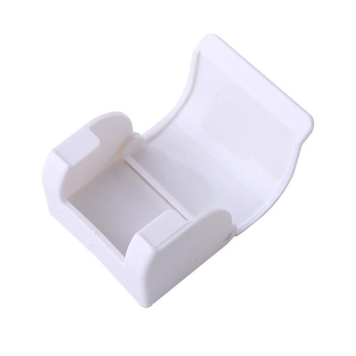Support de rangement mural pour rasoir en ABS, sans poinçon, adhésif, crochet de prise d'alimentation, pour salle de bain