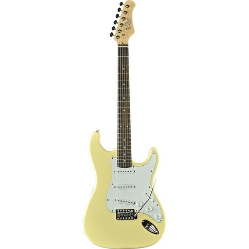 Eko S300crm - Guitare Electrique Type Strat Cream