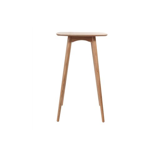 Table Haute Carrée Frêne Naturel Scandinave Baltik